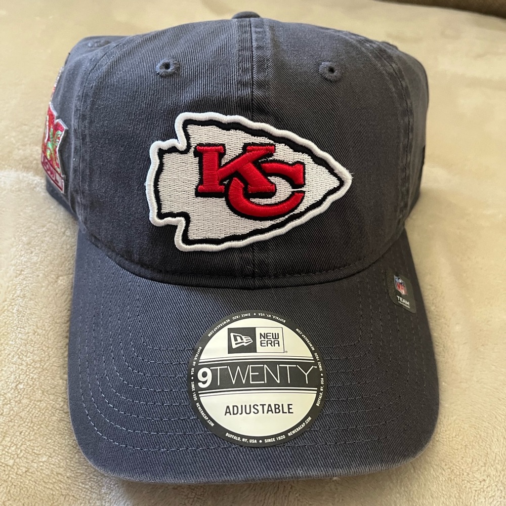 New Era Gray and Red Kansas City Chiefs Hat NWT